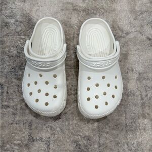 Women’s white crocs